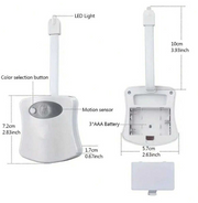 Luz inodoro sensor LED para baño