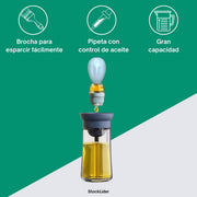 Bote aceite con brocha para cocina | ViamoMas
