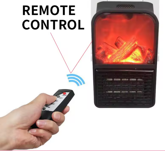 Calefactor portátil enchufable 1000W