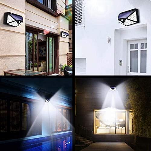 Lámpara solar 100LED para exterior