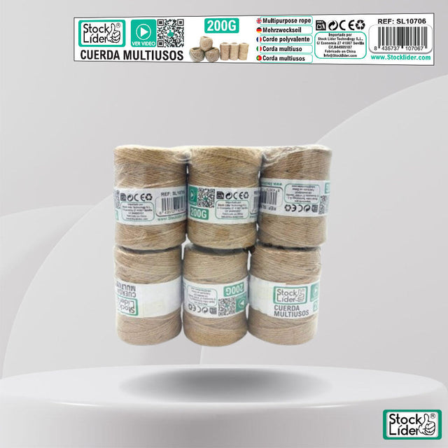 Cuerda multiusos 200g resistente | ViamoMas