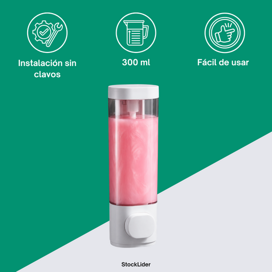 Dispensador de jabón pared 300 ml