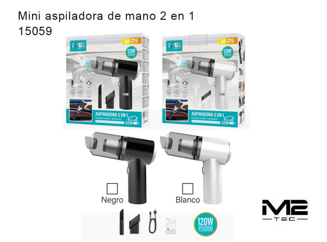 Mini aspiradora de mano 2 en 1