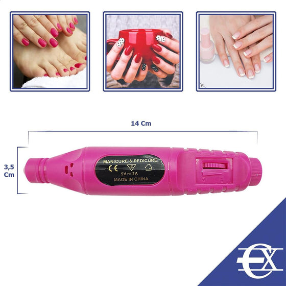 Pulidora de Uñas Eléctrica | Brillo en Casa