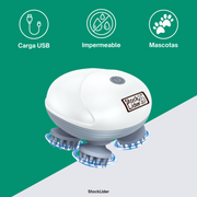 Masajeador portátil cuero cabelludo USB-C