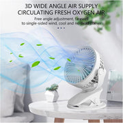 Mini ventilador de clip silencioso | ViamoMas