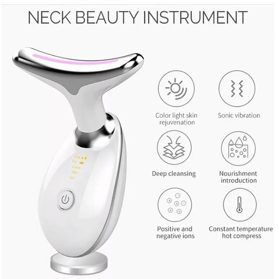 Masajeador antiarrugas facial 7 luces