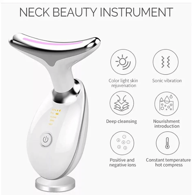 Masajeador antiarrugas facial 7 luces