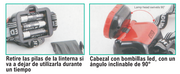 Linterna de cabeza LED manos libres