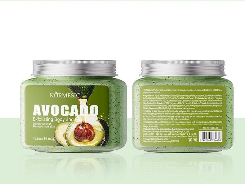 Exfoliante corporal de aguacate 300g