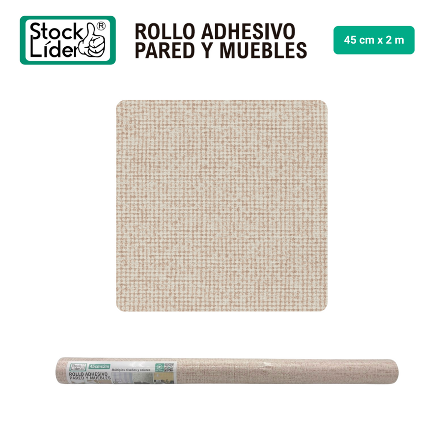 Rollo adhesivo pared y muebles 45x2m
