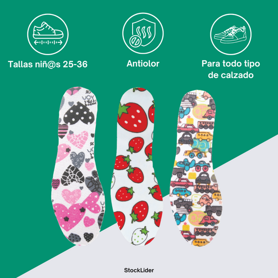 Plantillas infantiles recortables y cómodas