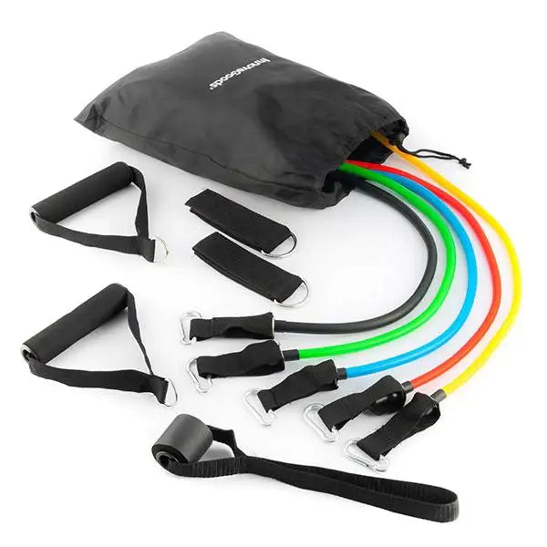 Cuerdas elásticas gym con accesorios