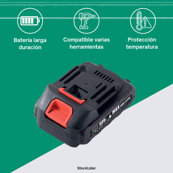 Batería Recargable 48V 9000 mAh