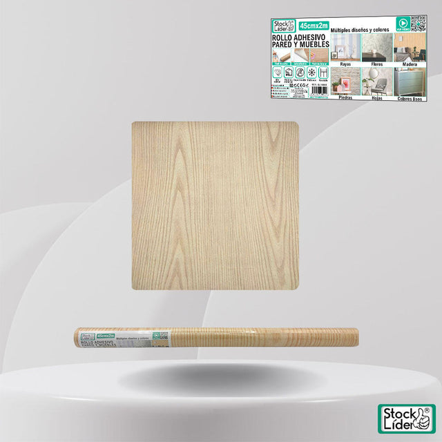 Rollo adhesivo pared y muebles 45x2m