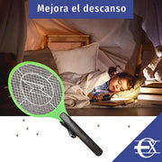 Raqueta matamoscas USB recargable