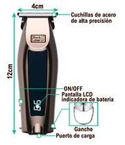 Máquina cortapelo profesional USB-C