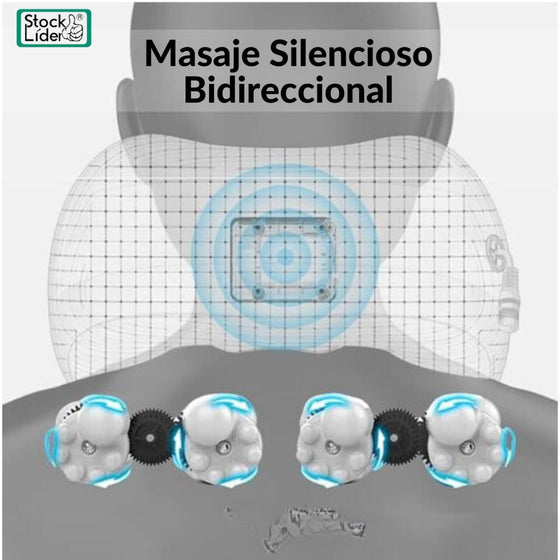 Cojín masajeador para espalda y cuello