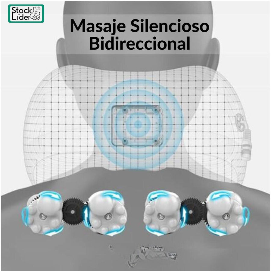 Cojín masajeador para espalda y cuello