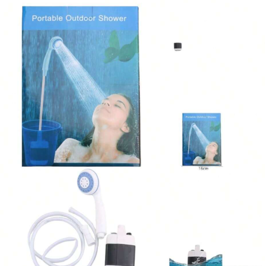 Regadera de ducha portátil recargable