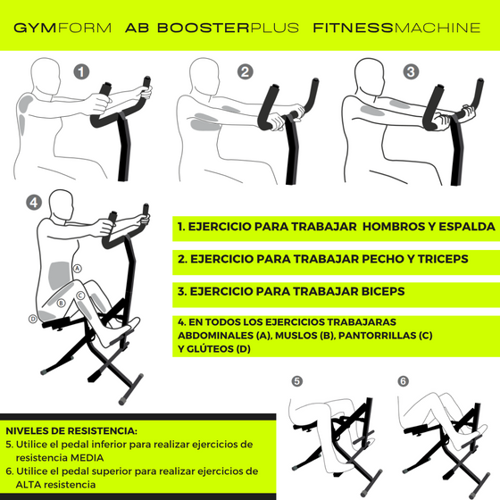 AB Booster Plus plegable para casa