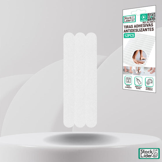 Tiras adhesivas antideslizantes para baño