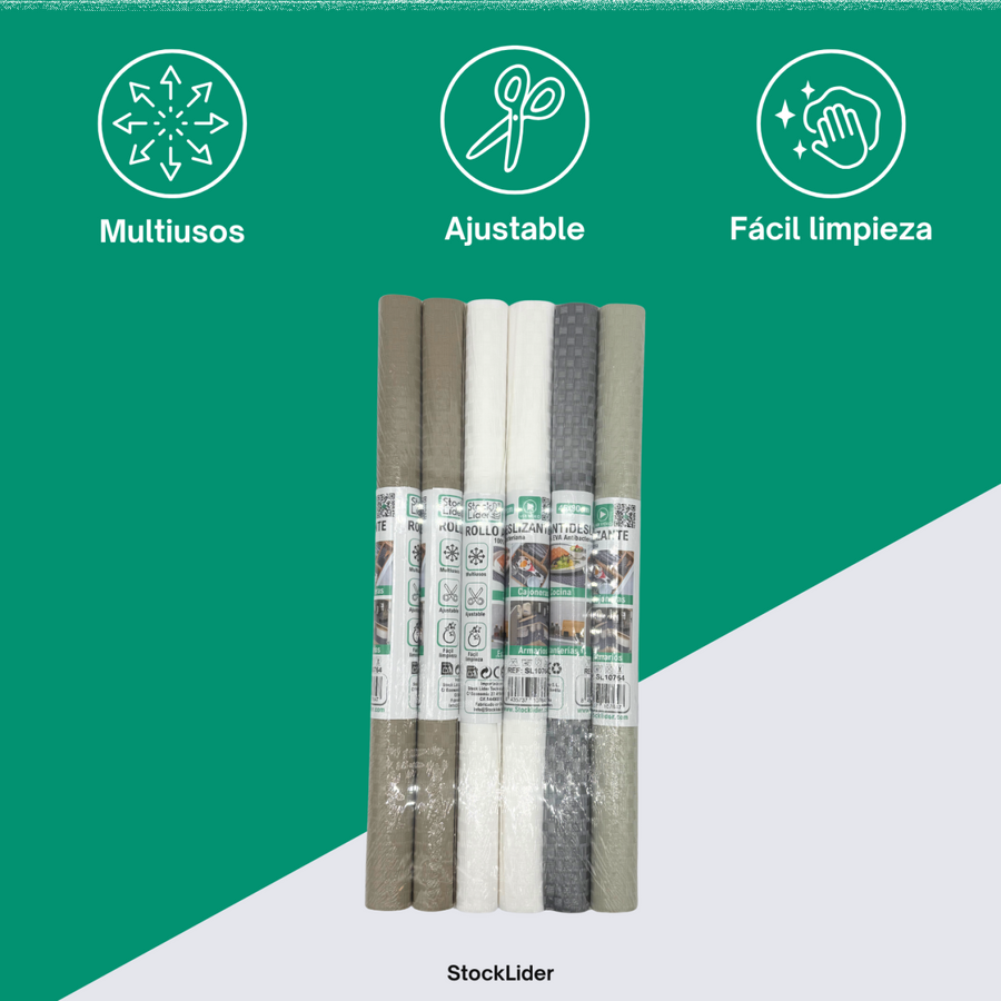 Rollo antideslizante 45x90 cm para cajones