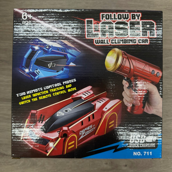 Coche Controlado por Láser para Pared