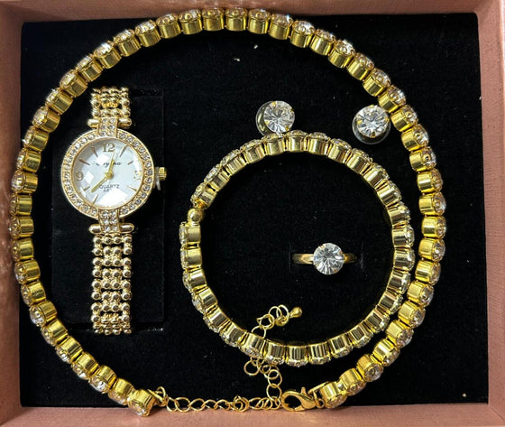 Conjunto de joyas dorado aleatorio | ViamoMas