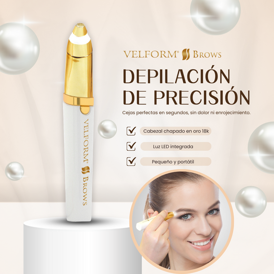 Depilador de Cejas de Precisión 18K