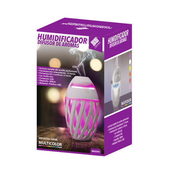 Humidificadores USB 500 ml Pack 2 Gris