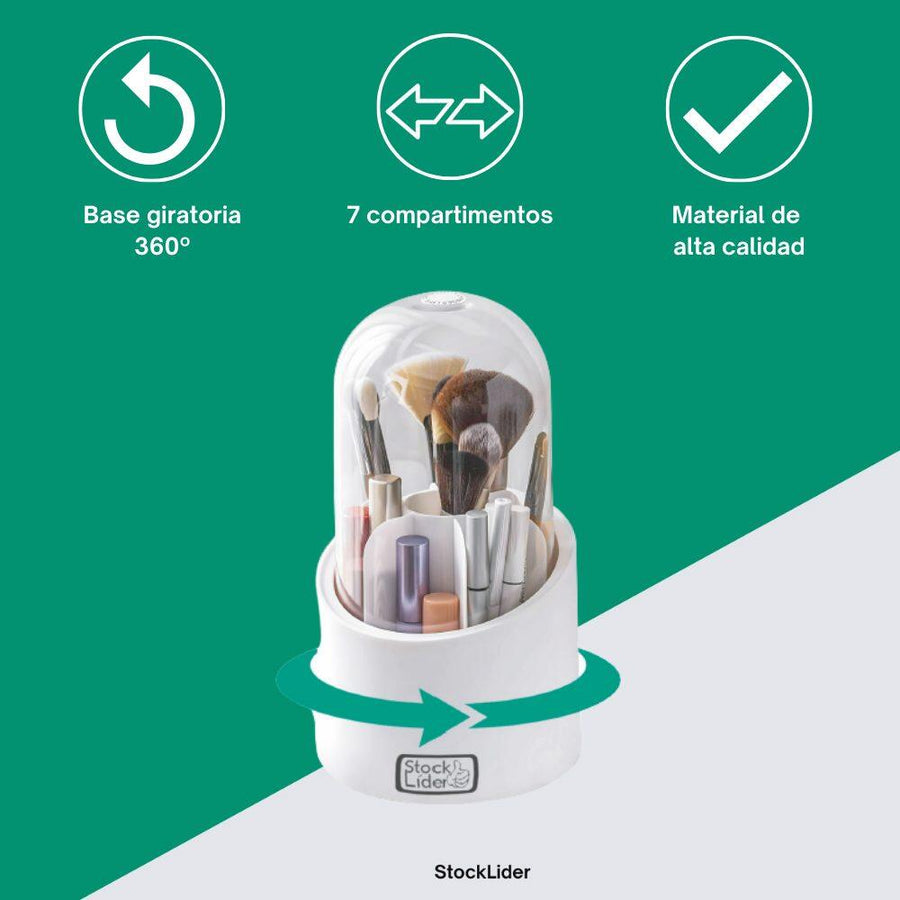 Organizador de maquillaje práctico y ordenado