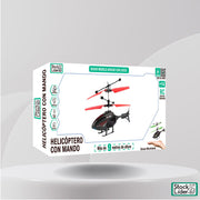 Helicóptero con mando RC con luces LED