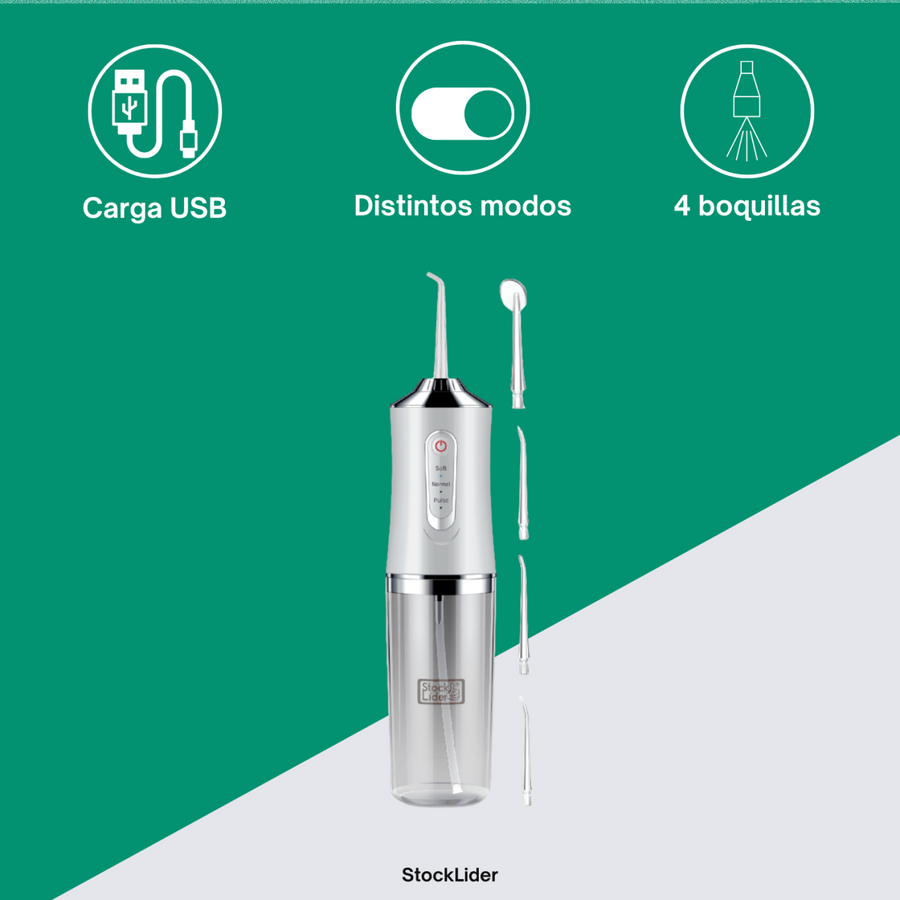 Irrigador dental portátil USB | ViamoMas