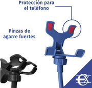 Soporte móvil pinza metal para coche y moto
