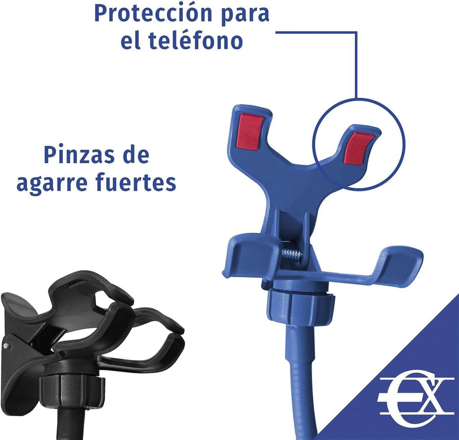Soporte móvil pinza metal para coche y moto