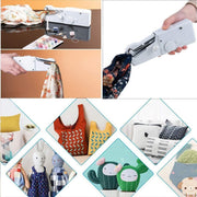 Máquina de coser portátil compacta