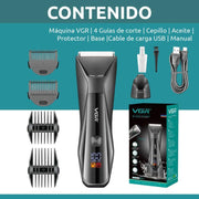 Máquina cortapelo inalámbrica recargable
