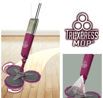 Mopa triple con spray y microfibra