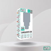 Cargador USB compacto para casa y viaje