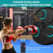 Máquina de boxeo musical con guantes