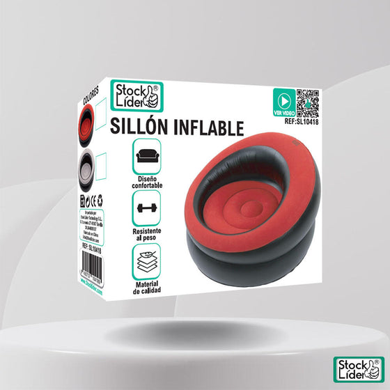Sillón inflable cómodo y práctico