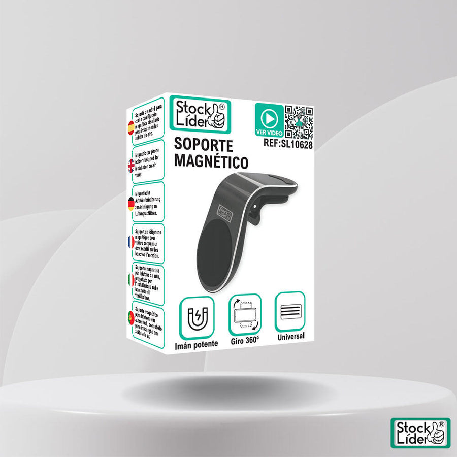 Soporte magnético coche rejilla | ViamoMas