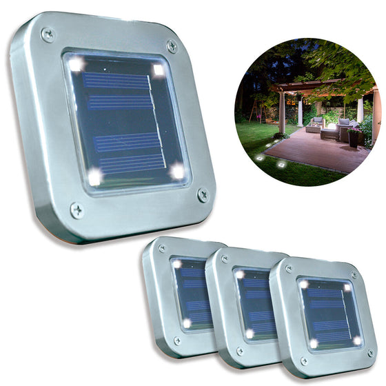 Luces solares LED automáticas para jardín