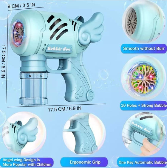 Pistola de Burbujas Angel para niños