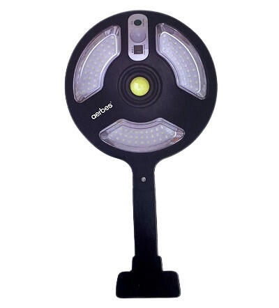 Lámpara solar recargable con mando