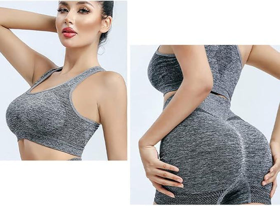 Conjunto deportivo mujer gris 2 piezas
