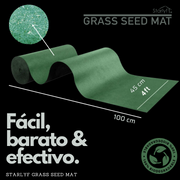 Alfombra de germinación rápida césped