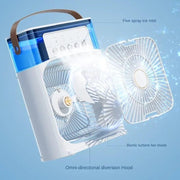 Ventilador de aire frío con agua RGB