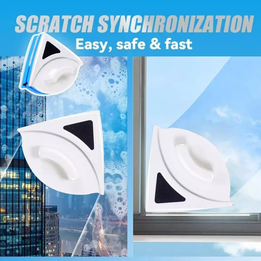 Limpiacristales magnético para ventanas